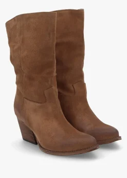 Discount DANIEL Genesis Tan Leather Western Calf Boots