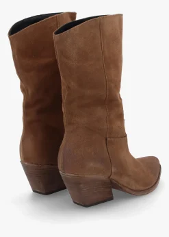 Discount DANIEL Genesis Tan Leather Western Calf Boots