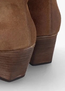 Discount DANIEL Genesis Tan Leather Western Calf Boots