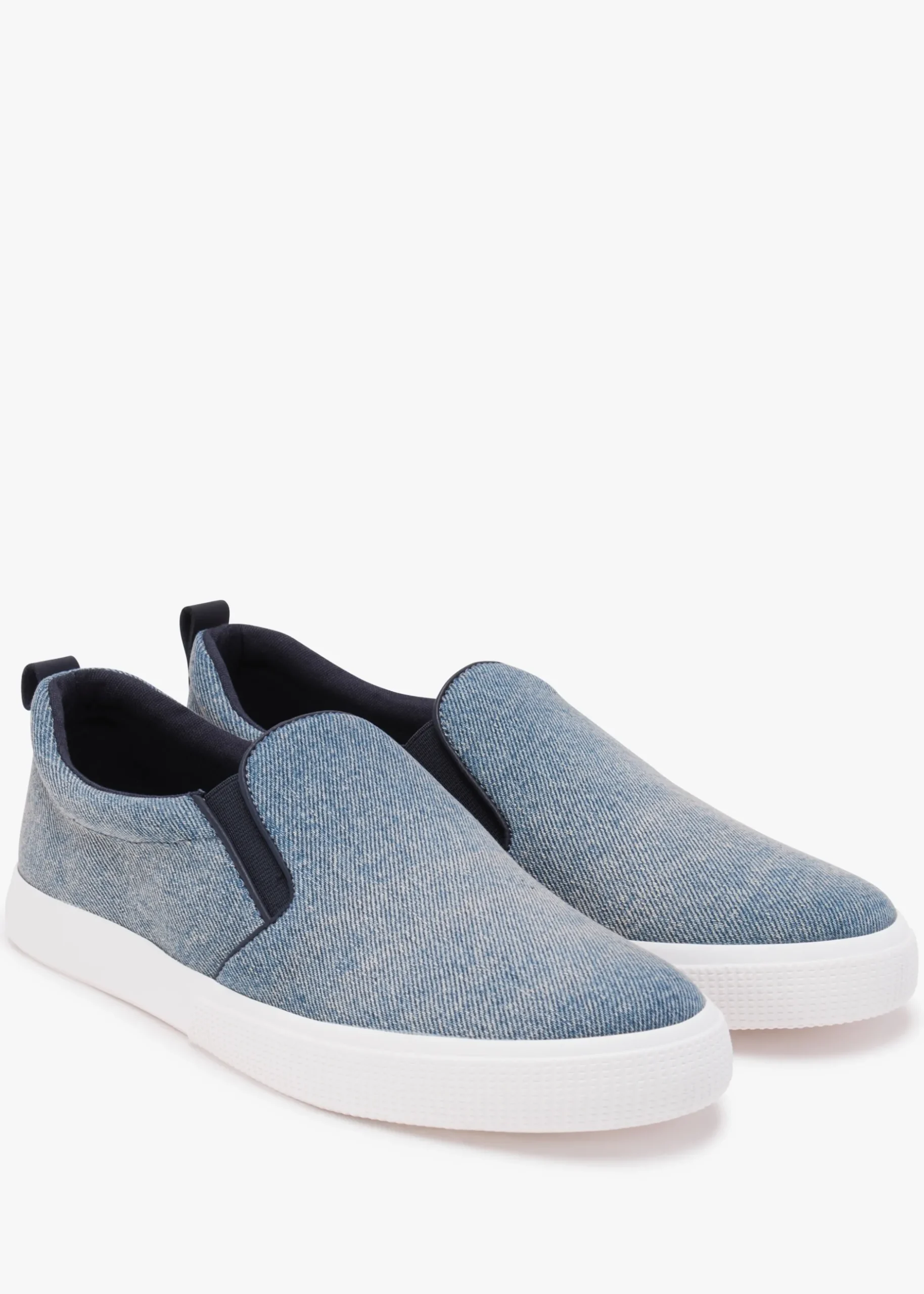 Hot LAUREN RALPH LAUREN Haddley Blue Denim Trainers