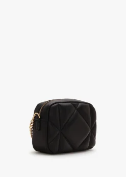 Outlet LOVE MOSCHINO Heart Logo Quilted Nero Cross-Body Bag