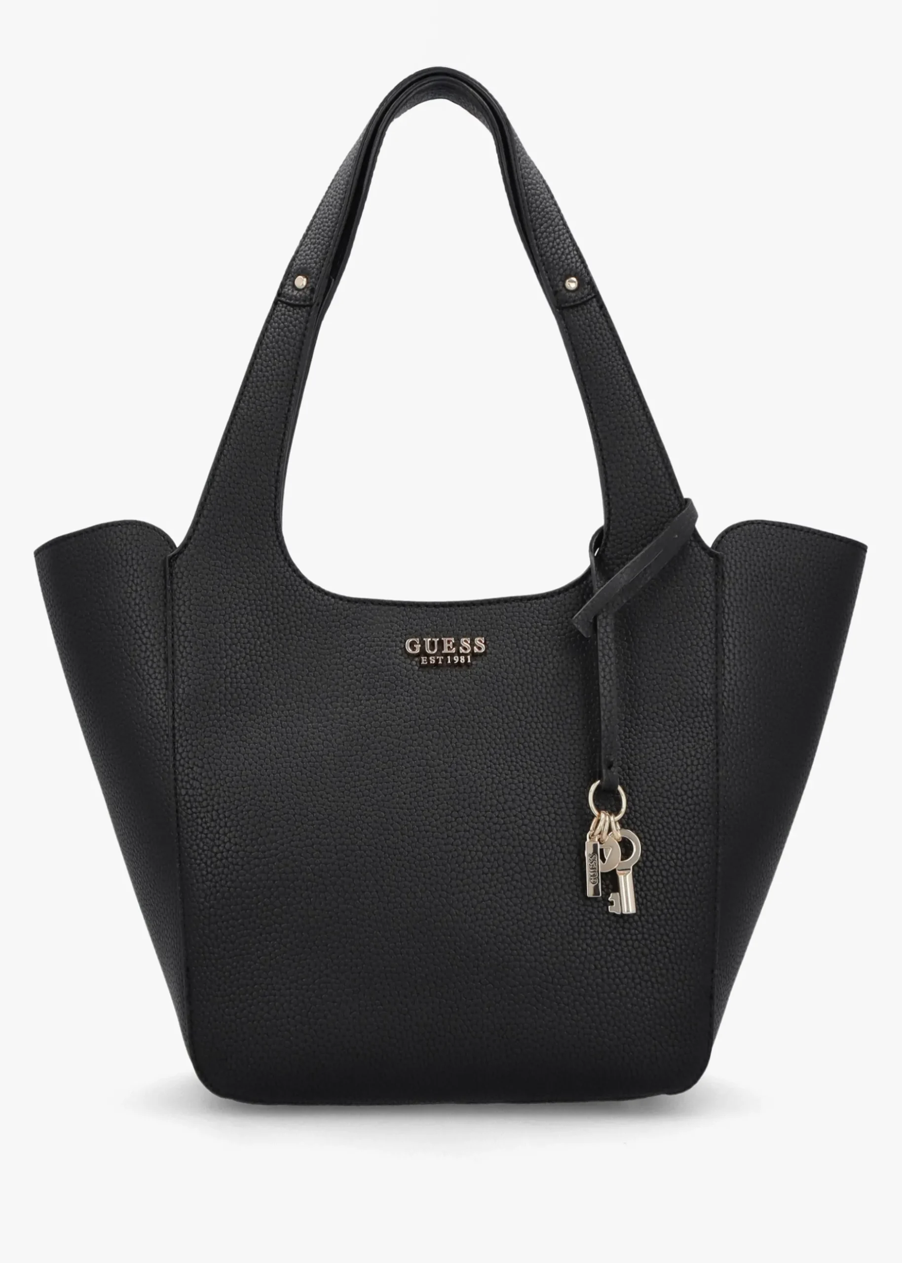 Discount GUESS Helina Black Tote Bag