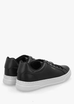Sale COACH High Line Black Optic White Leather Trainers