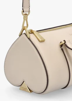Best KATE SPADE Icon Milk Glass Leather Barrel Cross-Body Bag