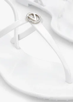 Online VALENTINO BAGS Jally White Toe Post Logo Sandals
