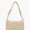 Discount LOVE MOSCHINO Jewel Flapover Avorio Shoulder Bag