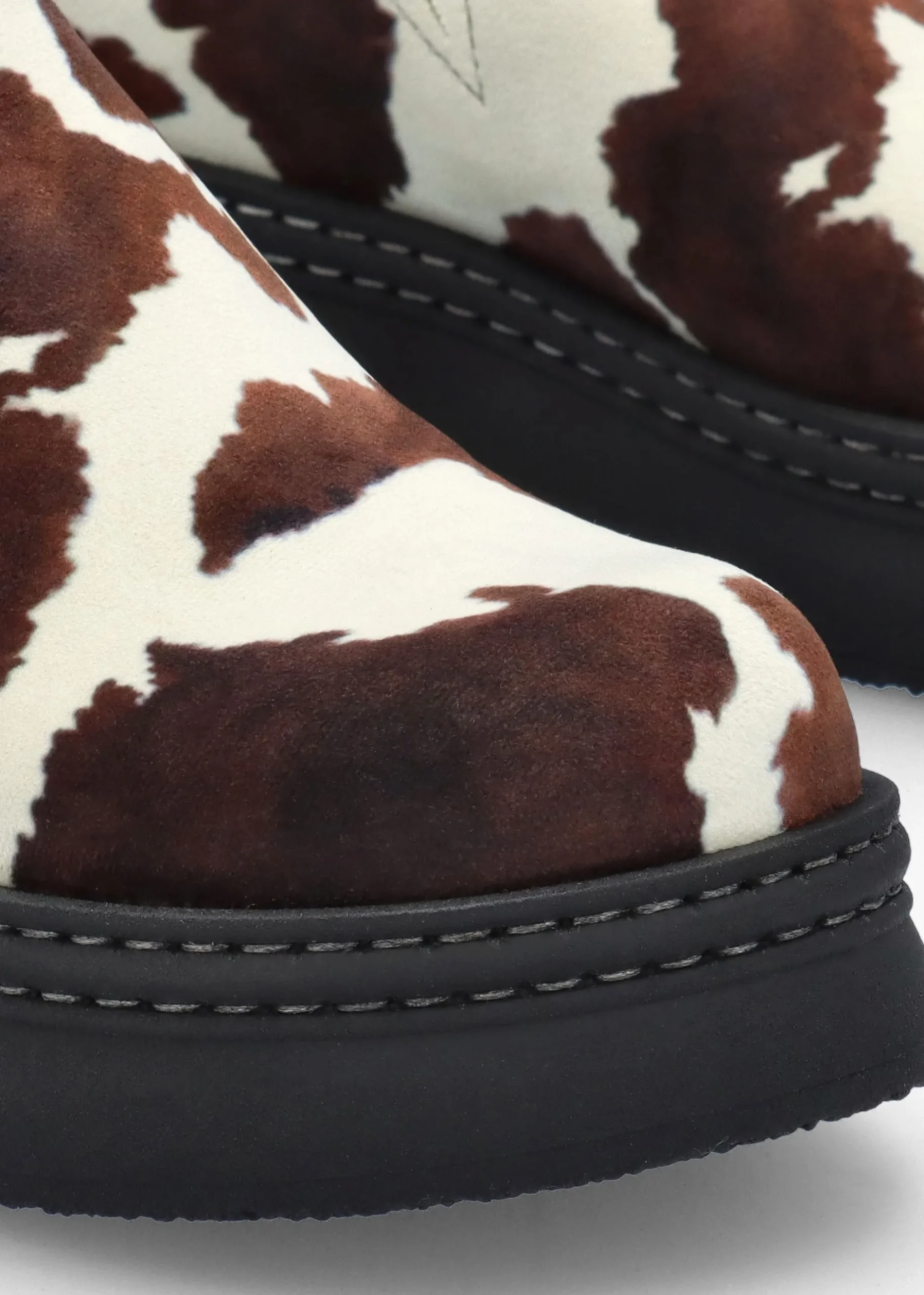 Online MIISTA Kristi Cow Print Closed Toe Mules