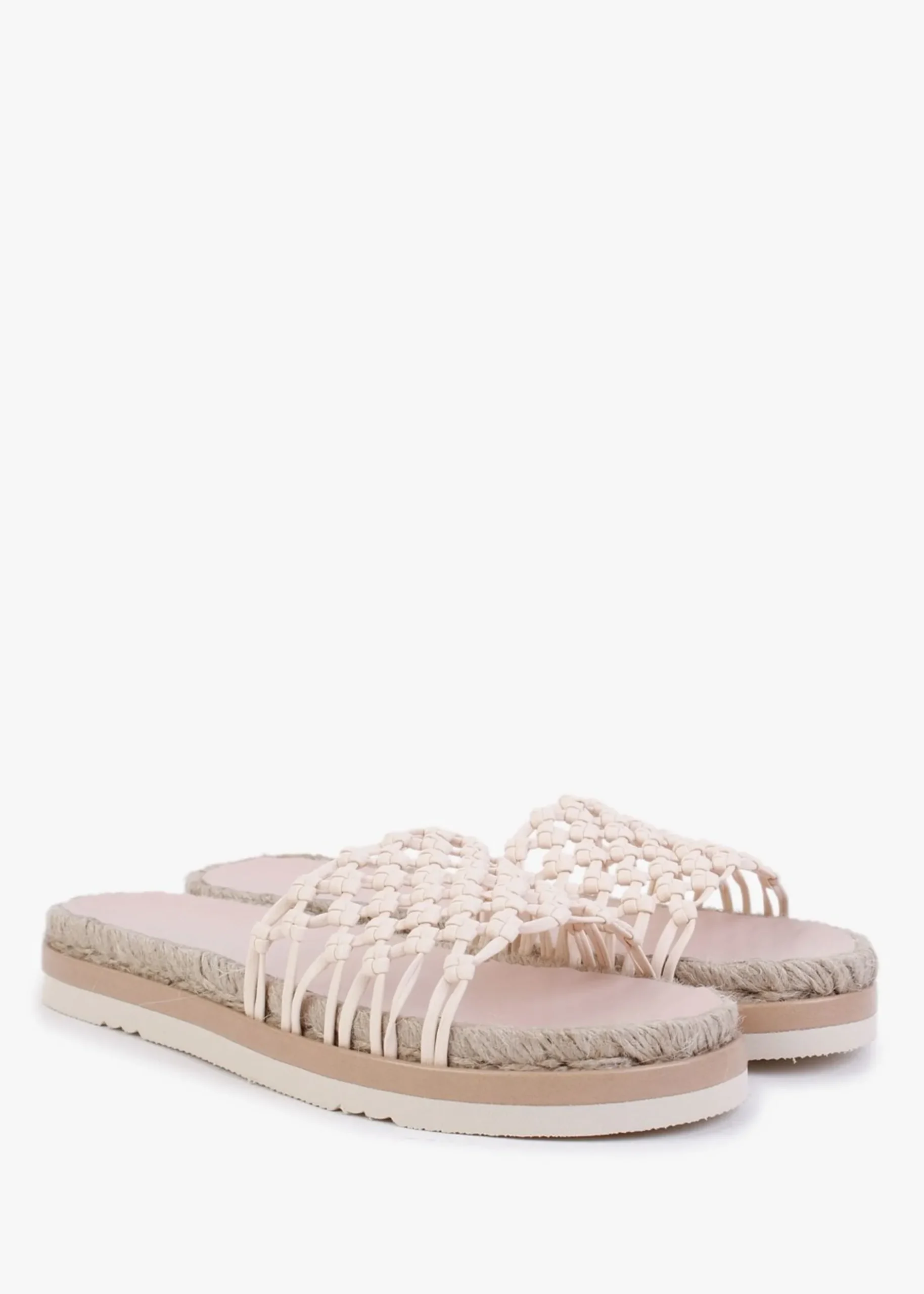 Online DANIEL Kule Cream Knotted Woven Mules