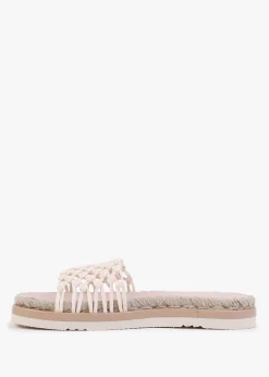 Online DANIEL Kule Cream Knotted Woven Mules
