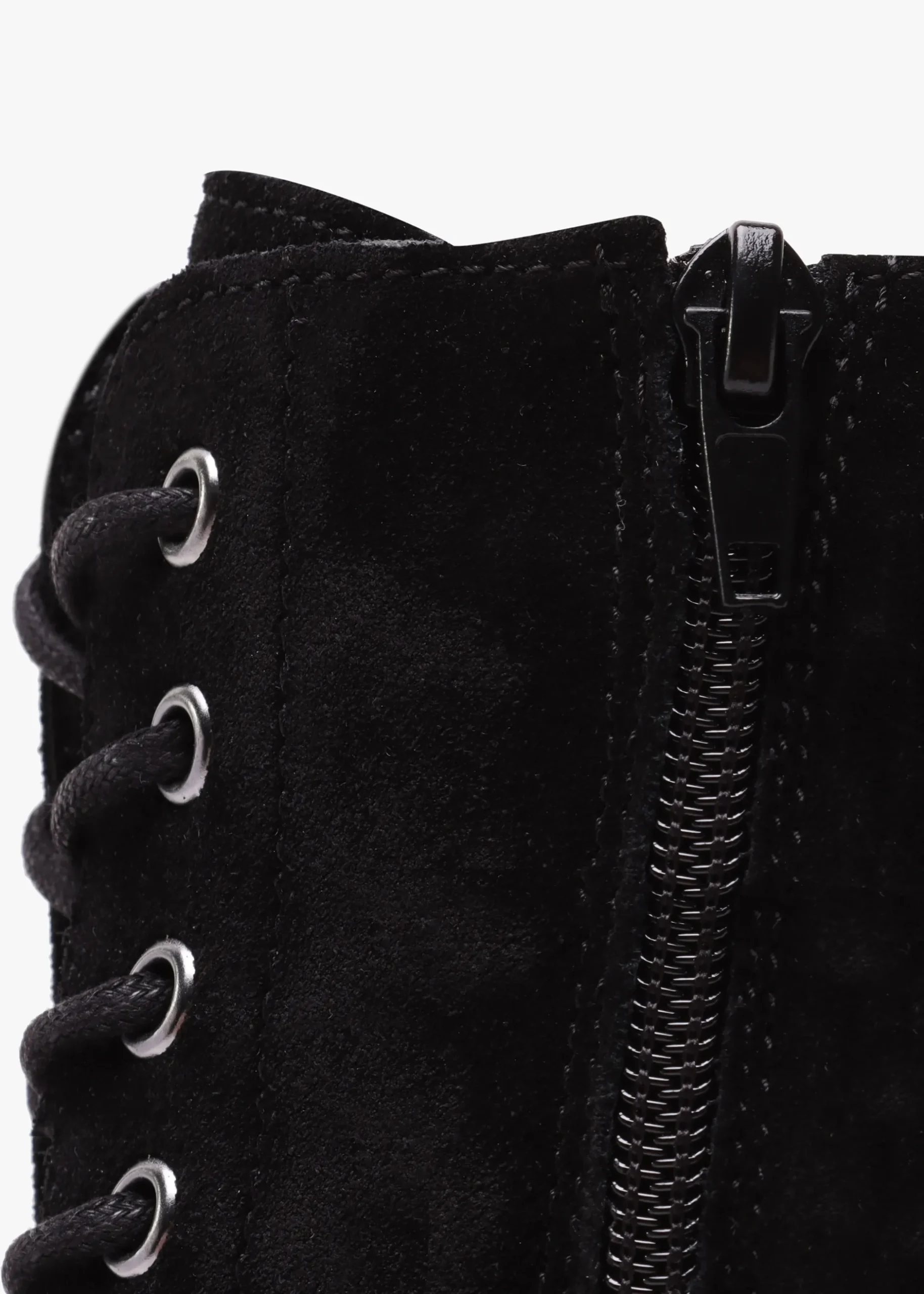 Hot DANIEL Lacie Black Suede Lace Up Ankle Boots