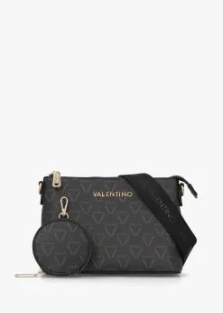 Clearance VALENTINO BAGS Lady Nero Multi Repeat Logo Pochette Bag