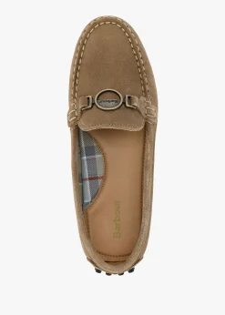 Best BARBOUR Laire Light Trench Suede Driving Loafers