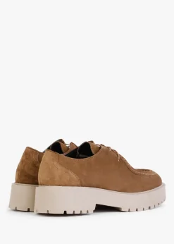 Clearance DANIEL Lally Tan Suede Lace Up Wallabee Shoes