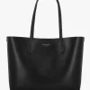 Best KATE SPADE Large Bleecker Black Leather Tote Bag