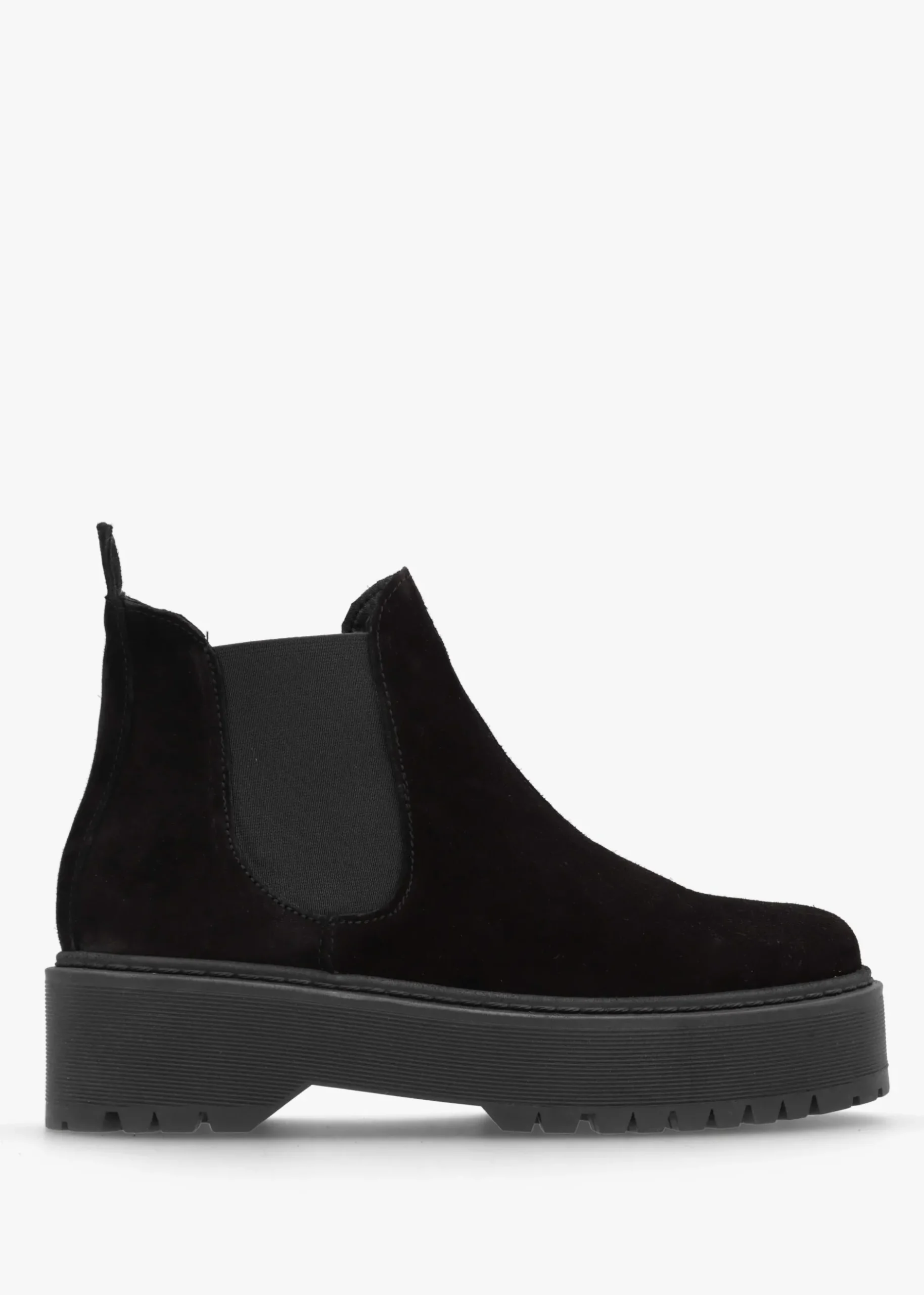 Sale DANIEL Lassi Black Suede Chunky Chelsea Boots