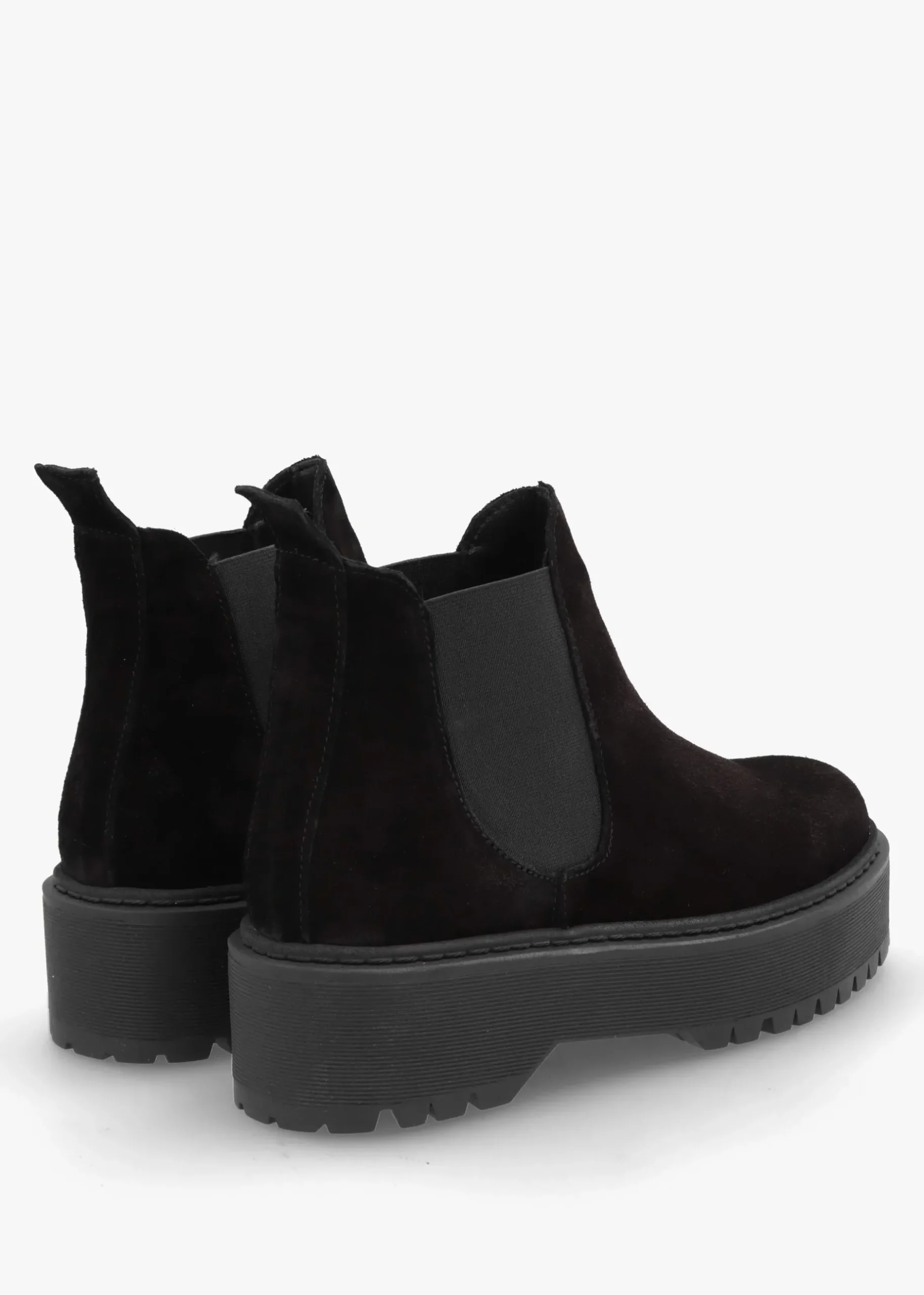 Sale DANIEL Lassi Black Suede Chunky Chelsea Boots