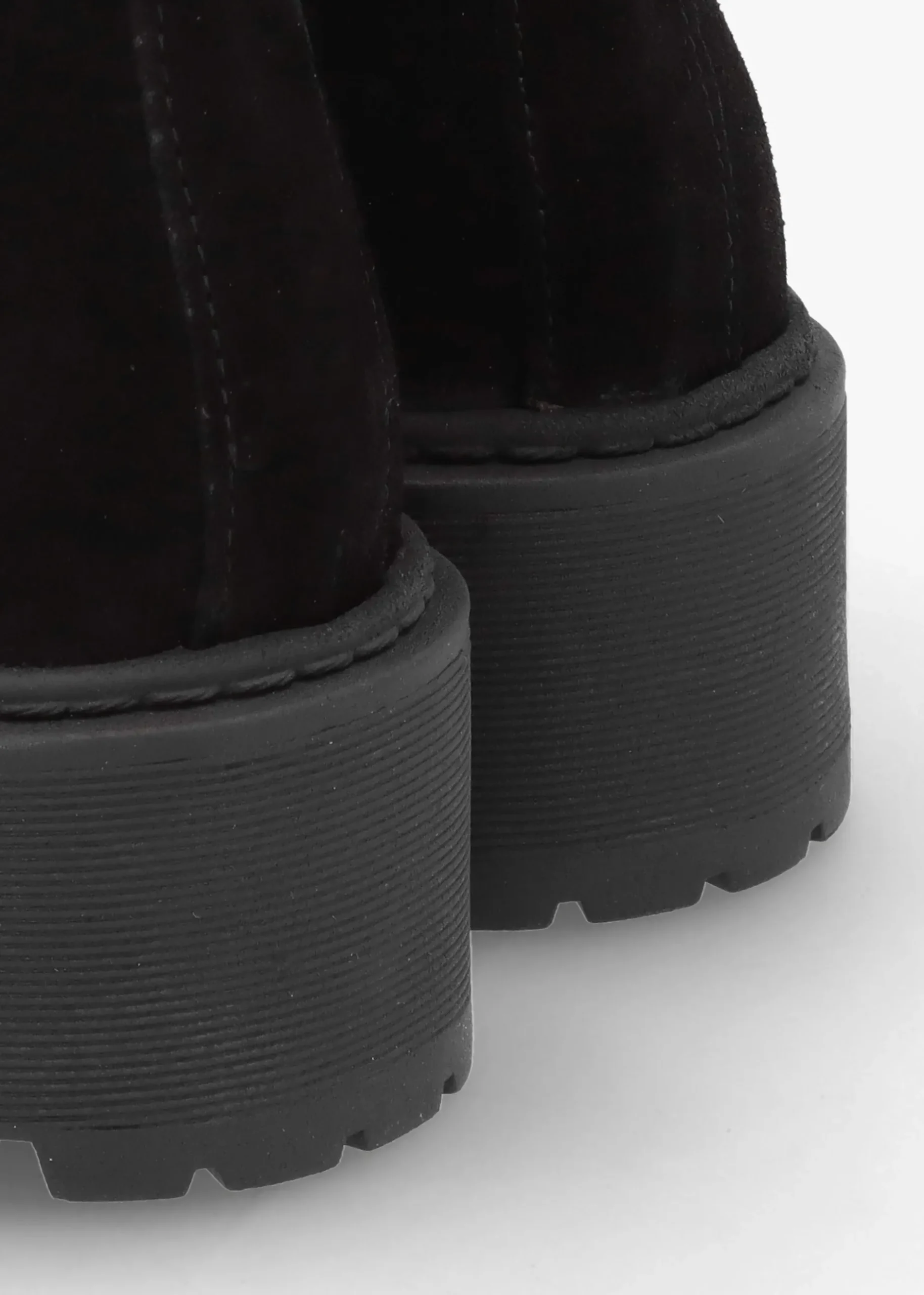 Sale DANIEL Lassi Black Suede Chunky Chelsea Boots