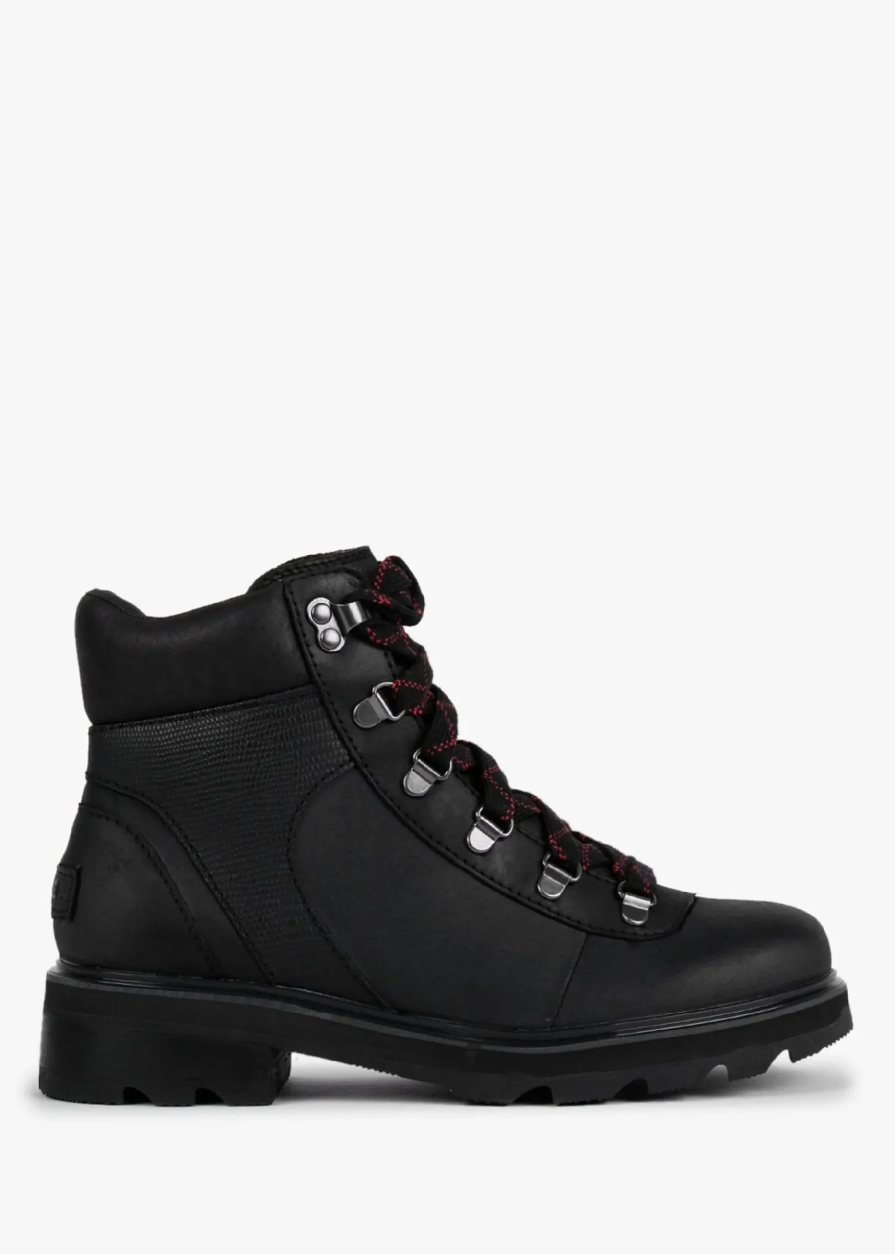 Online SOREL Lennox Black Leather Hiker STKD Waterproof Boots