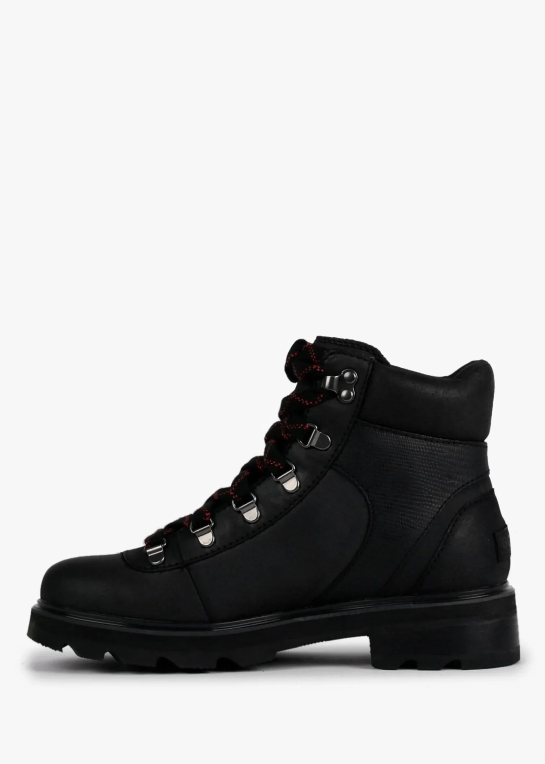 Online SOREL Lennox Black Leather Hiker STKD Waterproof Boots