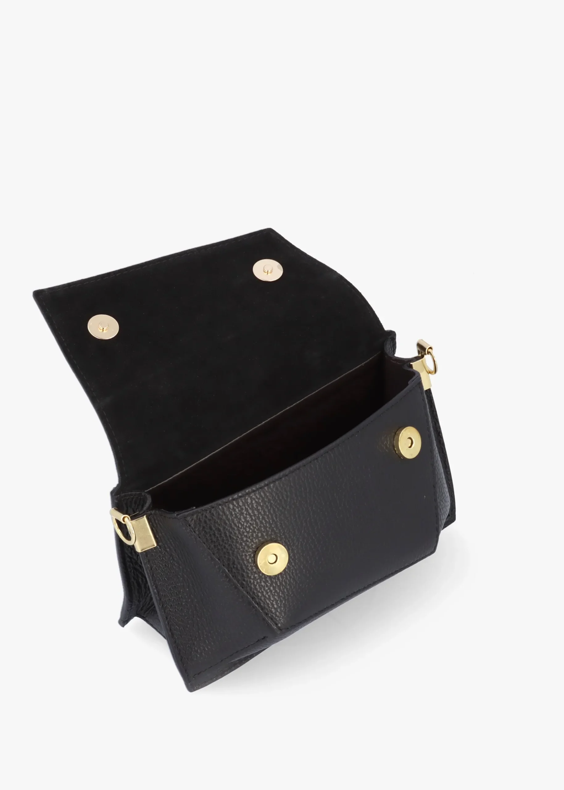 Fashion DANIEL Leonie Black Leather Cross-Body Bag