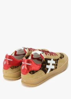 Online ANOTHER TREND Leopard Suede & Calf Hair Trainers