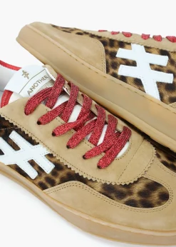 Online ANOTHER TREND Leopard Suede & Calf Hair Trainers