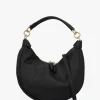Sale DANIEL Licia Black Leather Slouchy Shoulder Bag