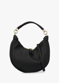 Sale DANIEL Licia Black Leather Slouchy Shoulder Bag
