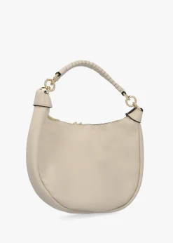Outlet DANIEL Licia Cream Leather Slouchy Shoulder Bag