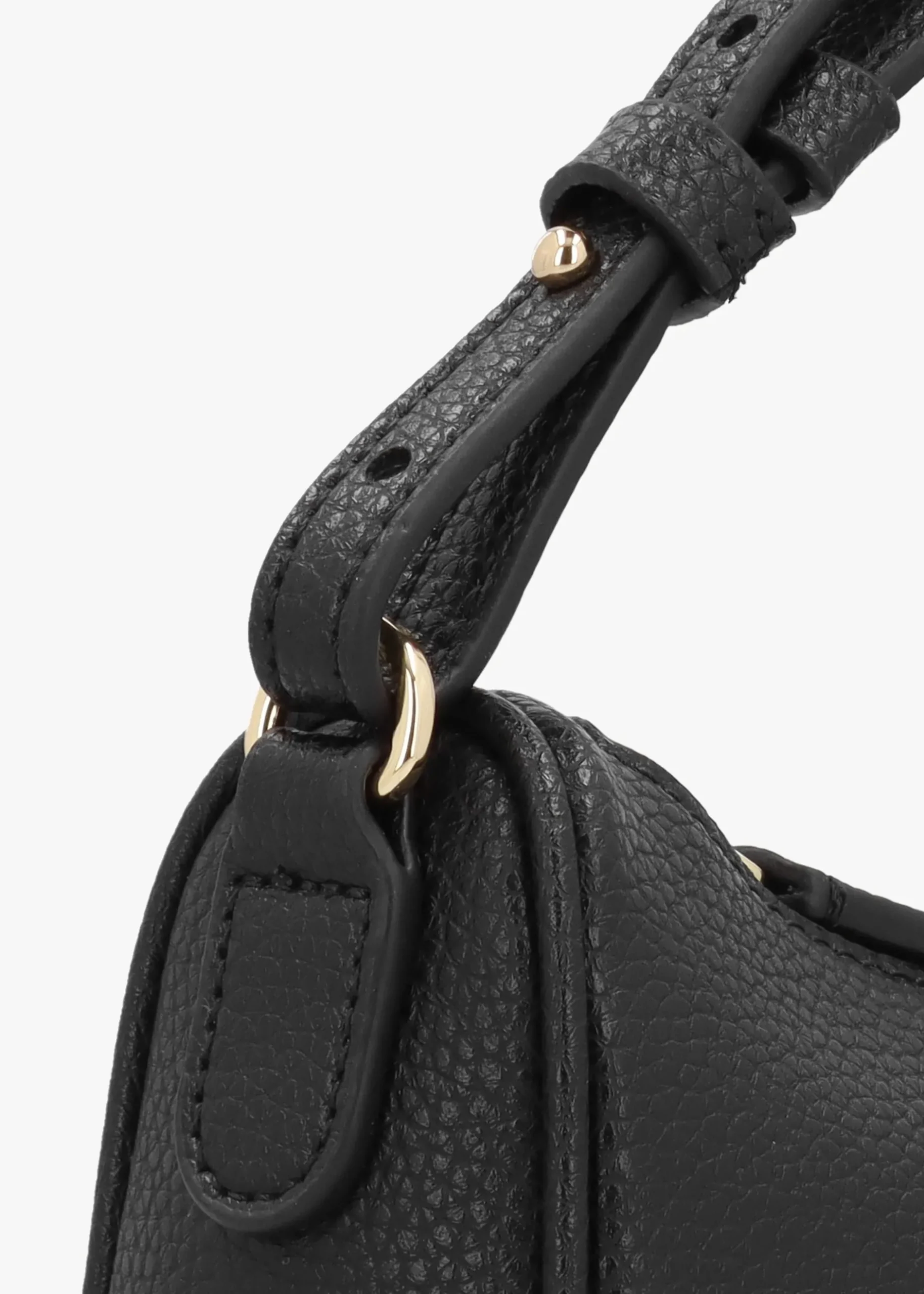 Discount EMPORIO ARMANI Lilly Black Silver Pebbled Baguette Bag