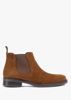 Outlet RIZZOLI Lowly Tan Suede Chelsea Boots