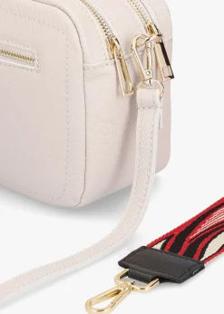 Hot DANIEL Lydia Beige Leather Camera Bag