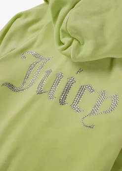 Sale JUICY COUTURE Madison Butterfly Velour Diamante Zip Hoodie