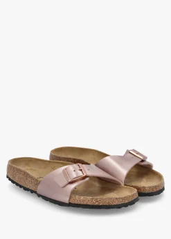 Discount BIRKENSTOCK Madrid Copper Birko-Flor Mules