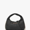 Sale LOVE MOSCHINO Majestic Black Rhinestone Hobo Bag