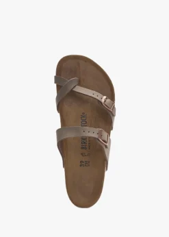 Best BIRKENSTOCK Mayari Birko-Flor Nubuck Mocca Thong Sandals