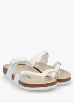 Online BIRKENSTOCK Mayari White Birko-Flor Thong Sandals