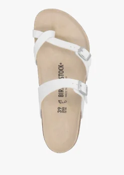 Online BIRKENSTOCK Mayari White Birko-Flor Thong Sandals