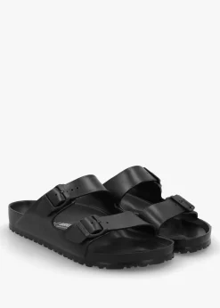 Discount BIRKENSTOCK Men's Arizona EVA Black Two Bar Mules