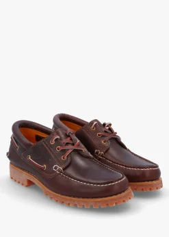 Sale TIMBERLAND Men’s Authentic Brown Leather Boat Shoes