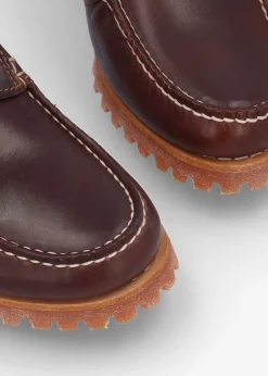 Sale TIMBERLAND Men’s Authentic Brown Leather Boat Shoes