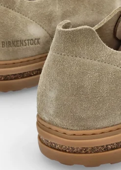 New BIRKENSTOCK Men's Bend Low Gray Taupe Nubuck Leather Trainers