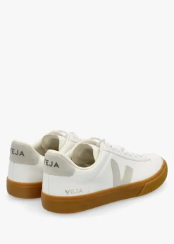 Clearance VEJA Men's Campo Chromefree Leather Extra White Natural Trainers