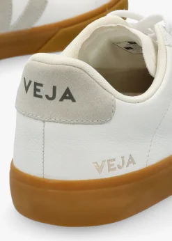 Clearance VEJA Men's Campo Chromefree Leather Extra White Natural Trainers