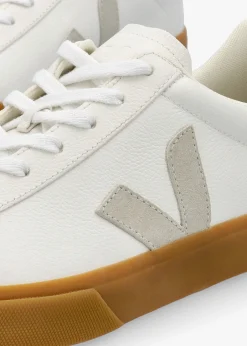 Clearance VEJA Men's Campo Chromefree Leather Extra White Natural Trainers