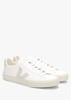 Fashion VEJA Men's Campo Chromefree Leather Extra White Natural Trainers