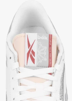 Discount REEBOK Men's Classic Cloud White Pure Grey 3 Pure Grey 2 Leather & Suede Trainers