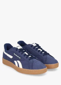 Fashion REEBOK Men's Club C Grounds Vector Navy Chalk Gum Suede Tennis Trainers