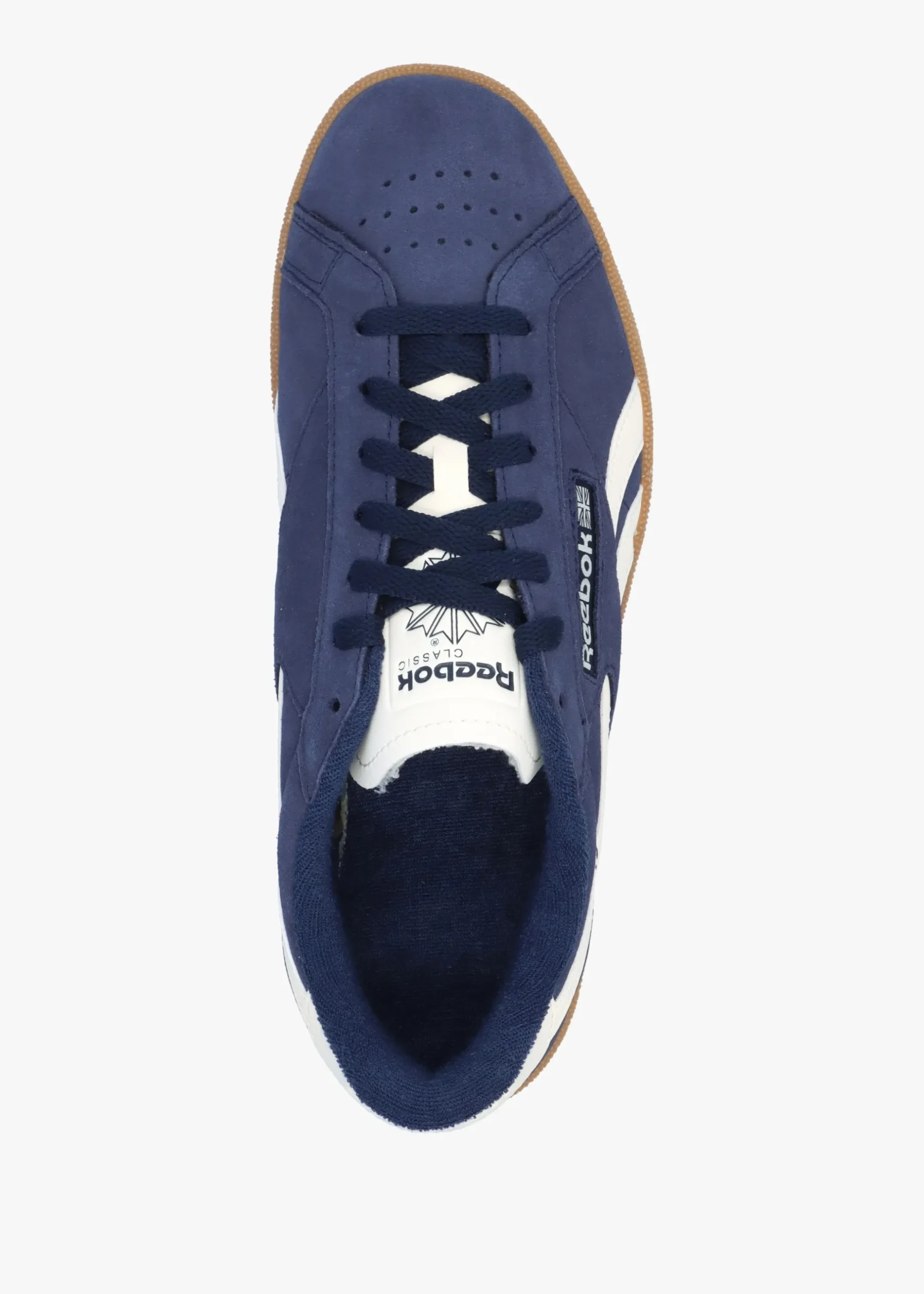 Fashion REEBOK Men's Club C Grounds Vector Navy Chalk Gum Suede Tennis Trainers