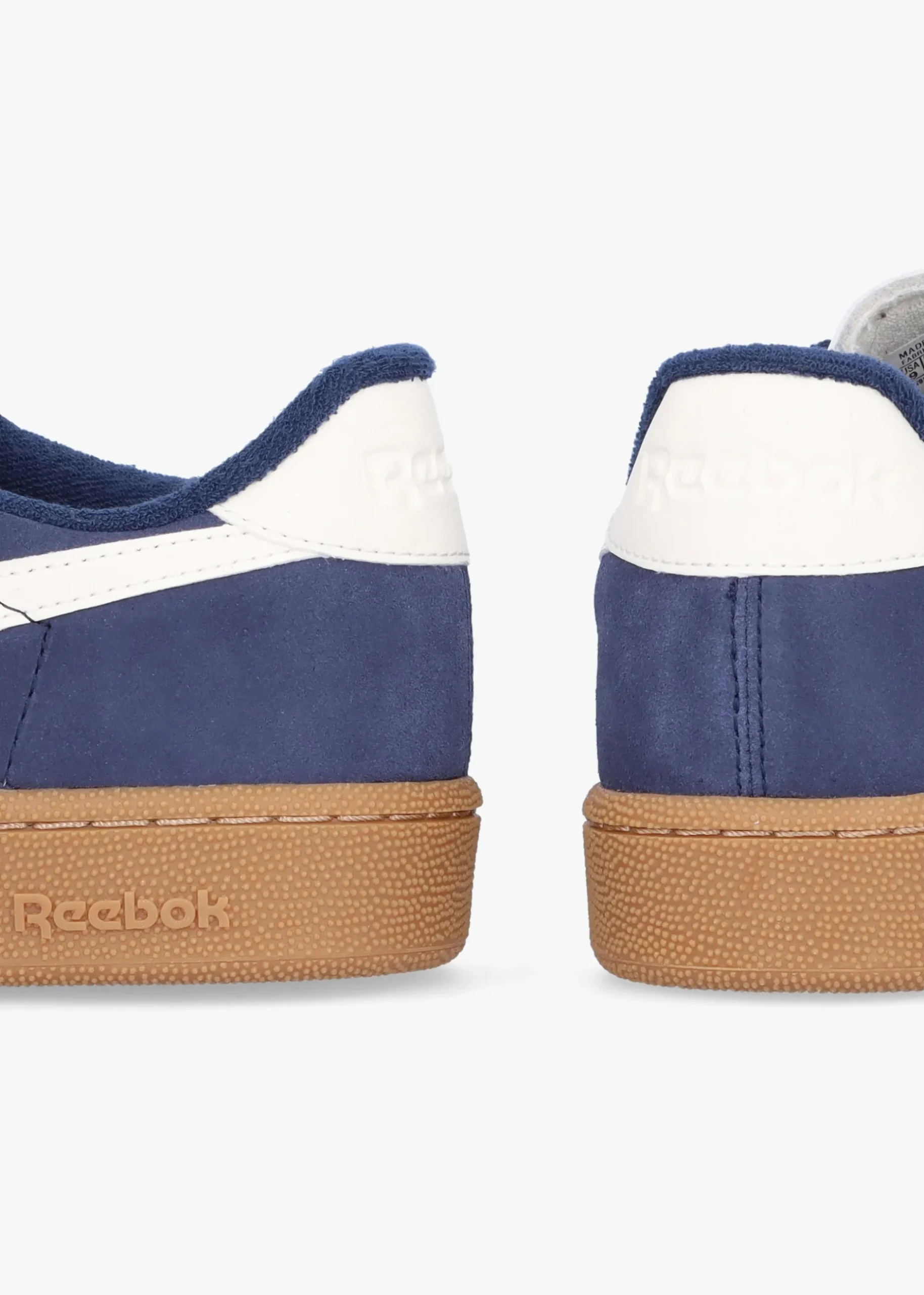 Fashion REEBOK Men's Club C Grounds Vector Navy Chalk Gum Suede Tennis Trainers